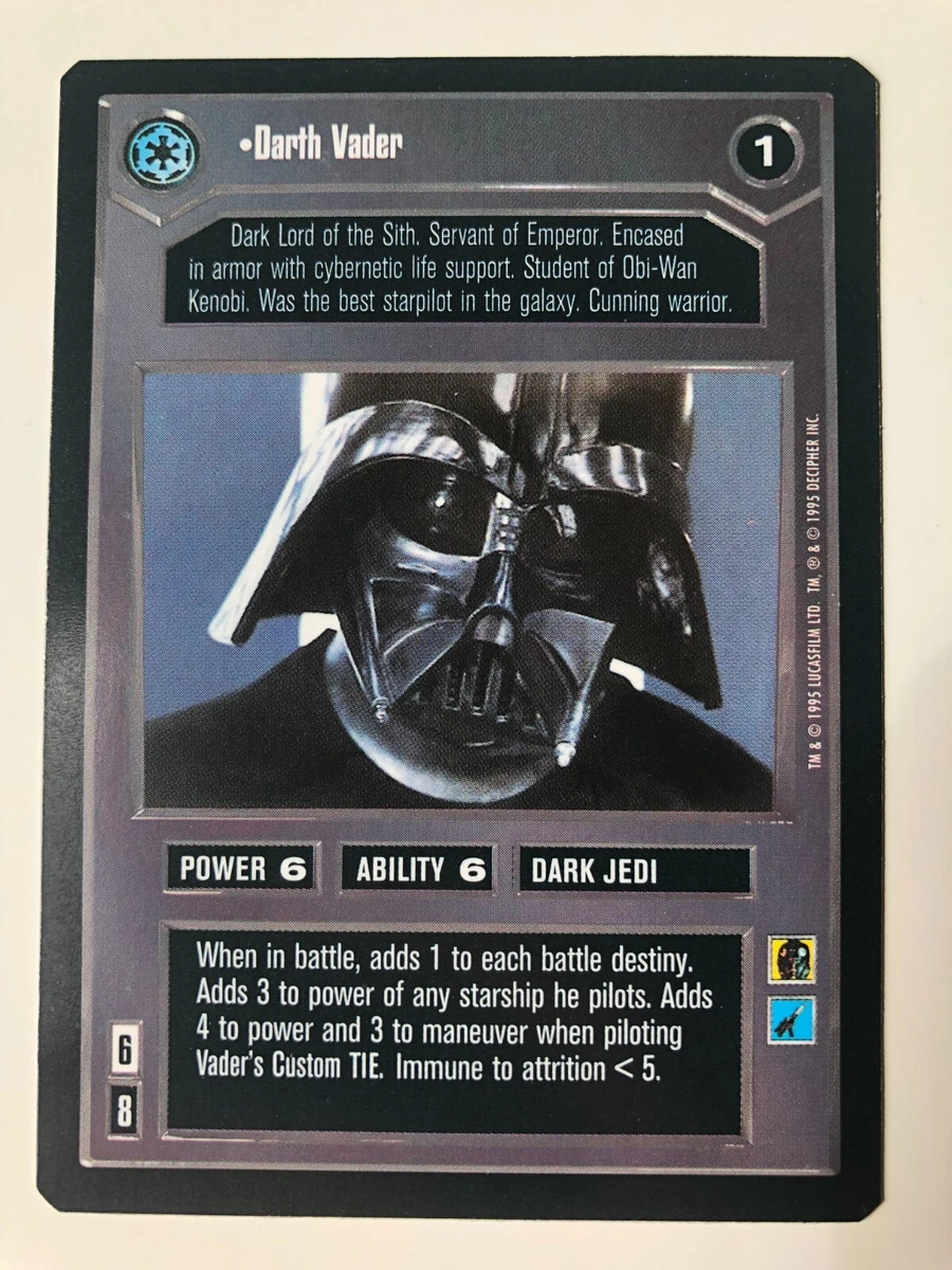 Star Wars CCG Individual Collectible Card Game Cards for sale - eBay