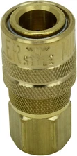 Milton (S-715) 1/4" FNPT Female M-Style KWIK-CHANGE Coupler , Red