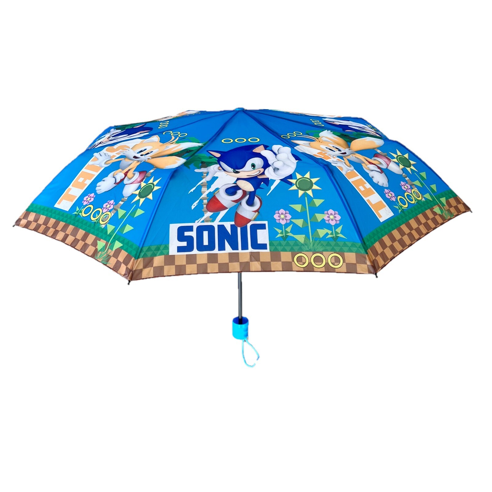 Sonic Hedgehog Paraguas Plegable Niños 52cm Lluvia |