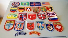 Toppa Patch - USA, TRINIDAD, PORTORICO, BRASILE, CARTAGENA, SPAGNA, VENEZUELA ..