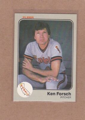 1983 FLEER BASEBALL KEN FORSCH #89 ANGELS NMMT *E3890