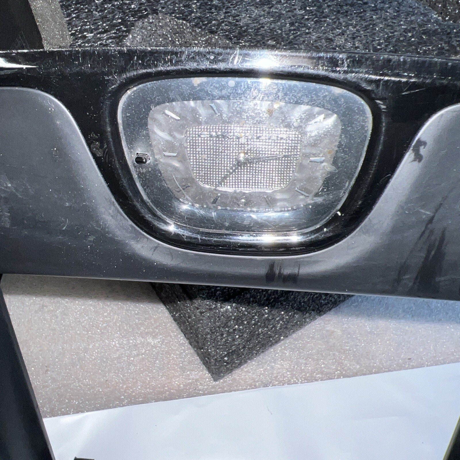 2017-2018 Chrysler 300S Black Trim Bezel W/ Clock OEM 68296239AA 