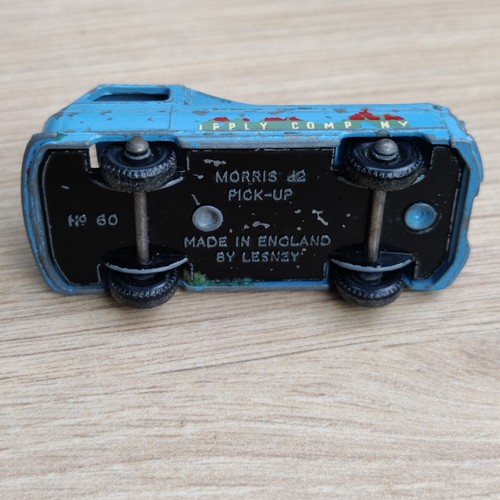 COCHE MATCHBOX LESNEY MOKO MORRIS J2 PICK-UP N. ° 60 AZUL - Imagen 6 de 6