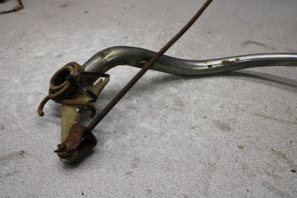 Honda Benly Touring 150 CA95 1963 pedal de freno trasero y acoplamiento E13-4504.LD Foto 3 de 4