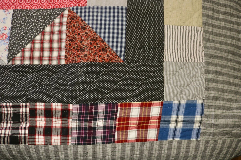 Semiologie by A.P.C. quilt blanket CENTER CHECK AA 006 2011 - Image 4 of 4