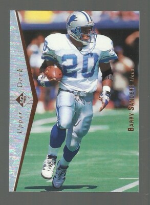 1995 UPPER DECK SP FOOTBALL #50  BARRY SANDERS  HOF  NM/MT+  DETROIT LIONS  KEY