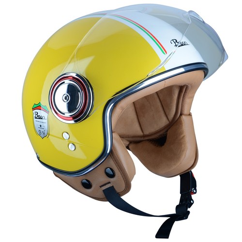 BEON Motorcycle Helmet for Adult Retro Vintage Half Face for Vespa DOT Approved - Picture 40 of 54