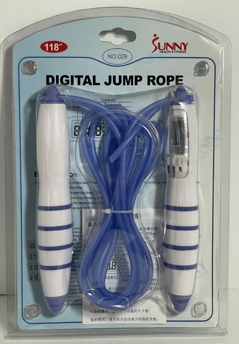 Sunny Health Fitness Digital Jump Rope