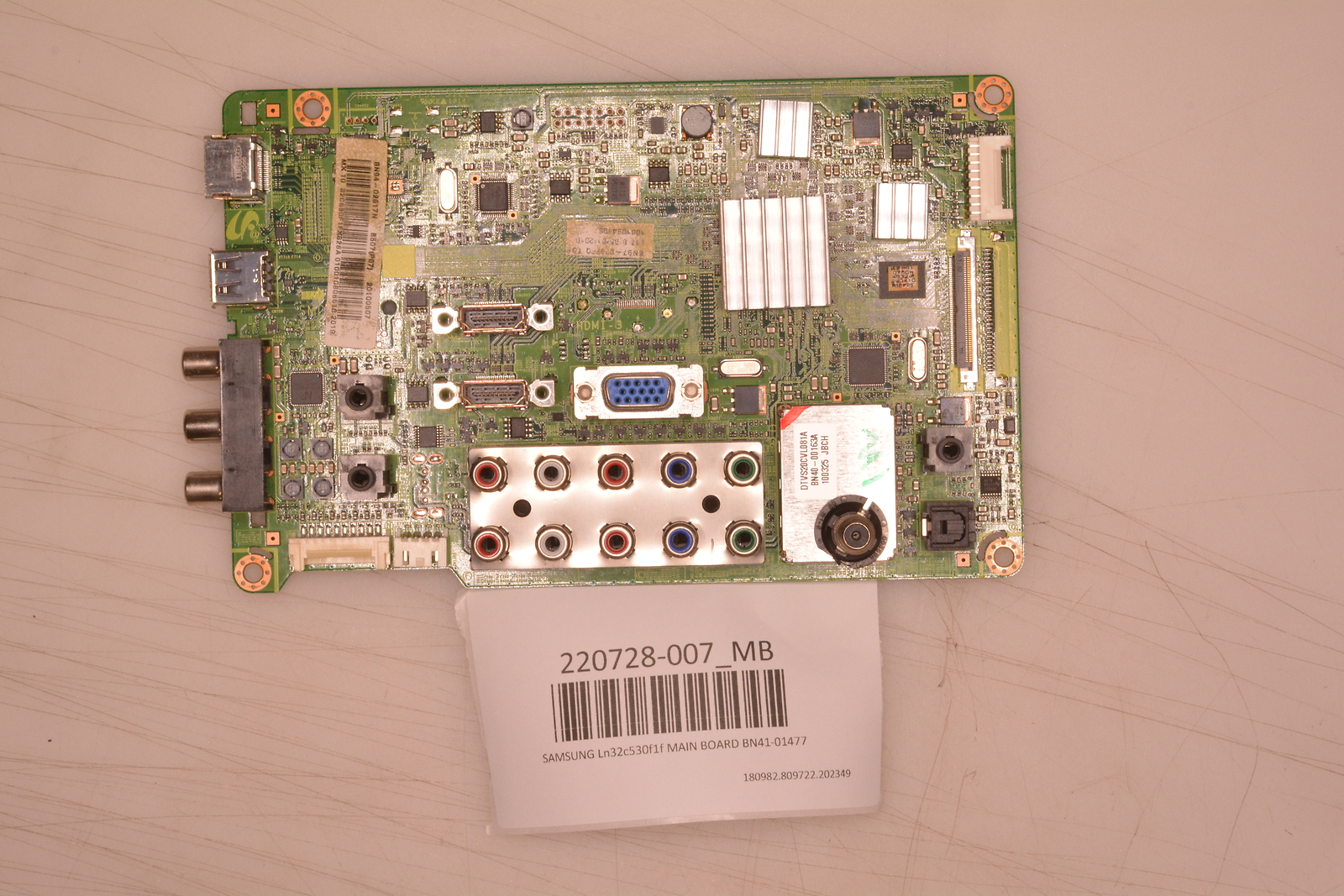 SAMSUNG LN32C530F1F MAIN BOARD BN41-01477 | eBay