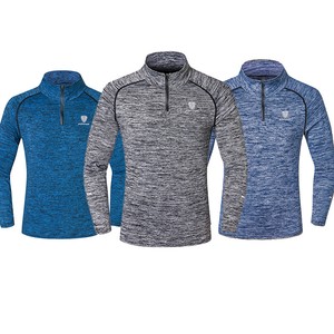 mock neck running shirt