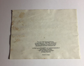 Star Trek 25th Anniversary Nintendo NES Manual Only Damage