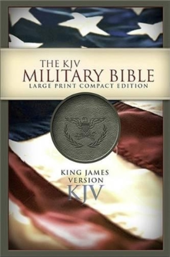 Holman Bible Staff KJV Large Print Compact Military Bible (Rilegato in ecopelle)