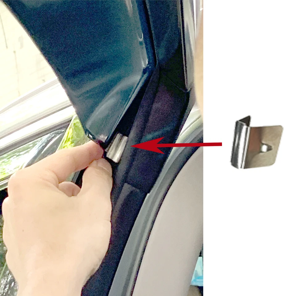 2pcs Smoke Window Vent Visor for 92-06 Ford E150 E250 E350 E450 E550 Econoline Foto 4 de 4