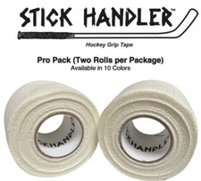 STICK HANDLER Professional Hockey Grip Tape Pro Pack  White  Two Pack 