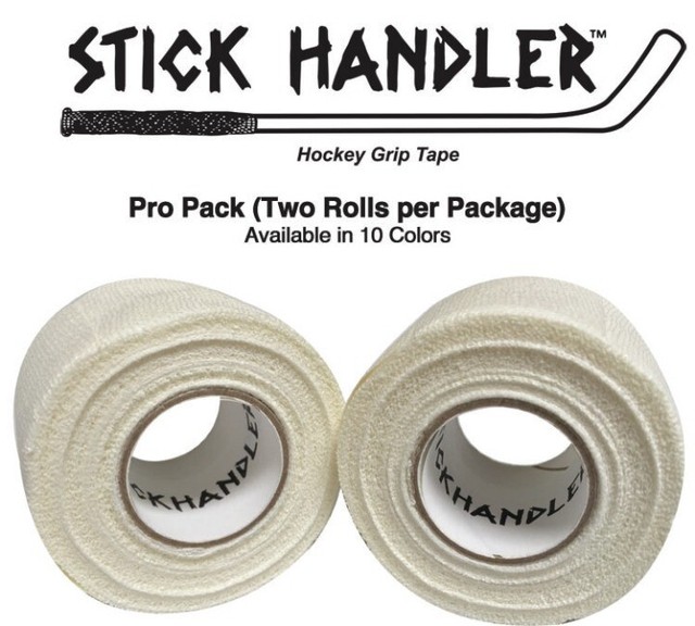STICK HANDLER Professional Hockey Grip Tape Pro Pack (White Two Pack