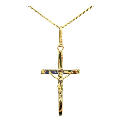 Buy Genuine 9ct Yellow Gold Plain Cross Pendant | 375 Gold Large Cross Pendant | Religious Cross | 20mmx32mm | Brand New Online In India - Foto 9
