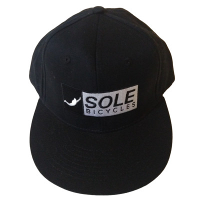 Sole Bicycles Black Snapback Baseball Cap