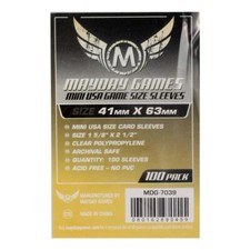 Mayday Standard Mini USA Card Game Sleeves - Hüllen 41x63mm (100 Stück) - 7039