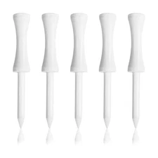 Bamboo Golf Tees 3-1/4" 100 Count Wooden Tall Step Down Castle Tee