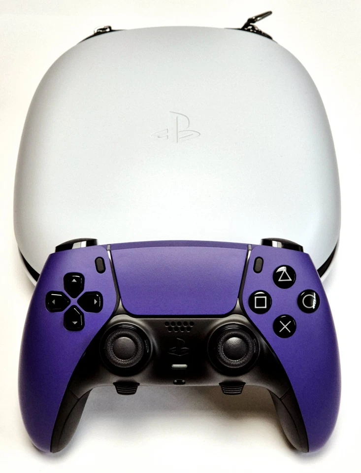 Custom Full Shell Replacement PS5 DualSense Edge Controller - Purple - *NEW* - Image 4 of 4