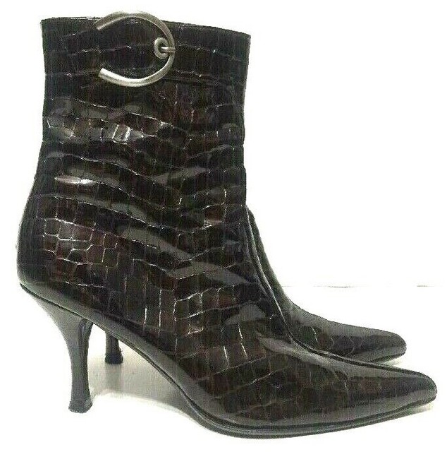 stuart weitzman croc boots