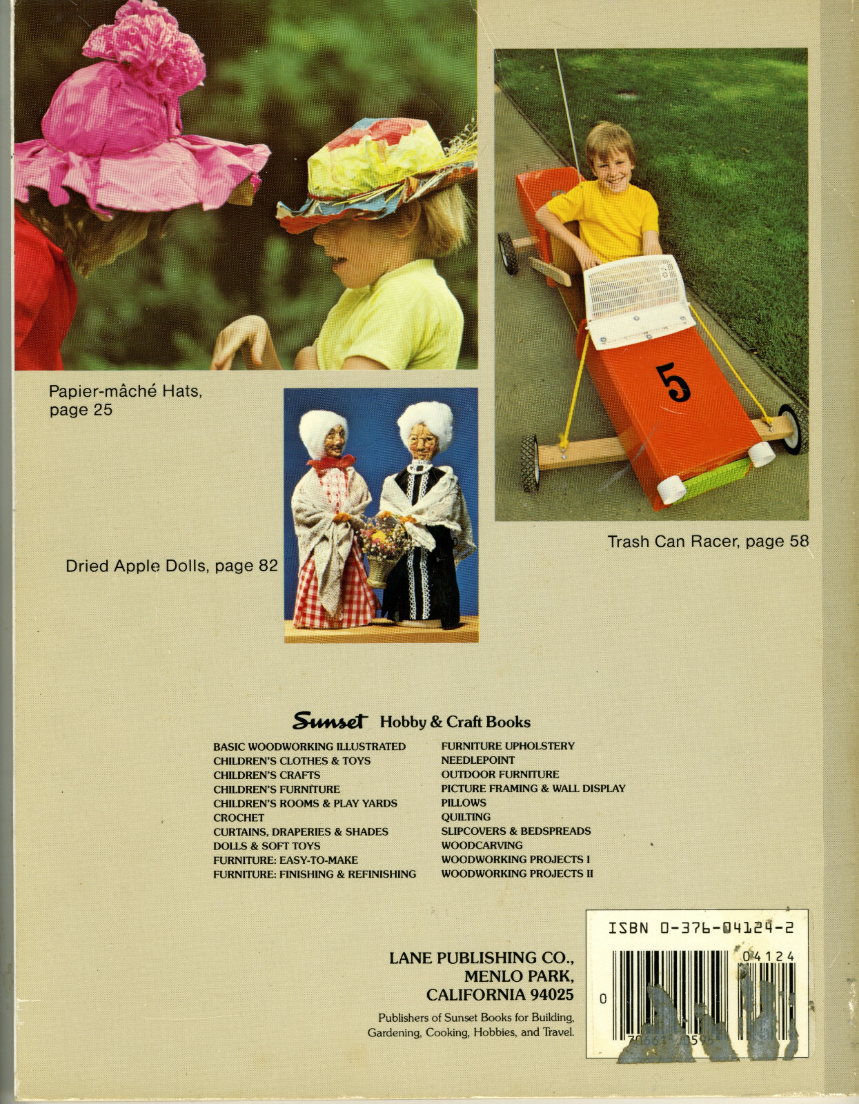 Children's Crafts -Fun and Creativity for Ages 5-12 Sunset Books