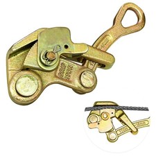 2200lb Cable Grip Steel Wire Puller 1 Ton