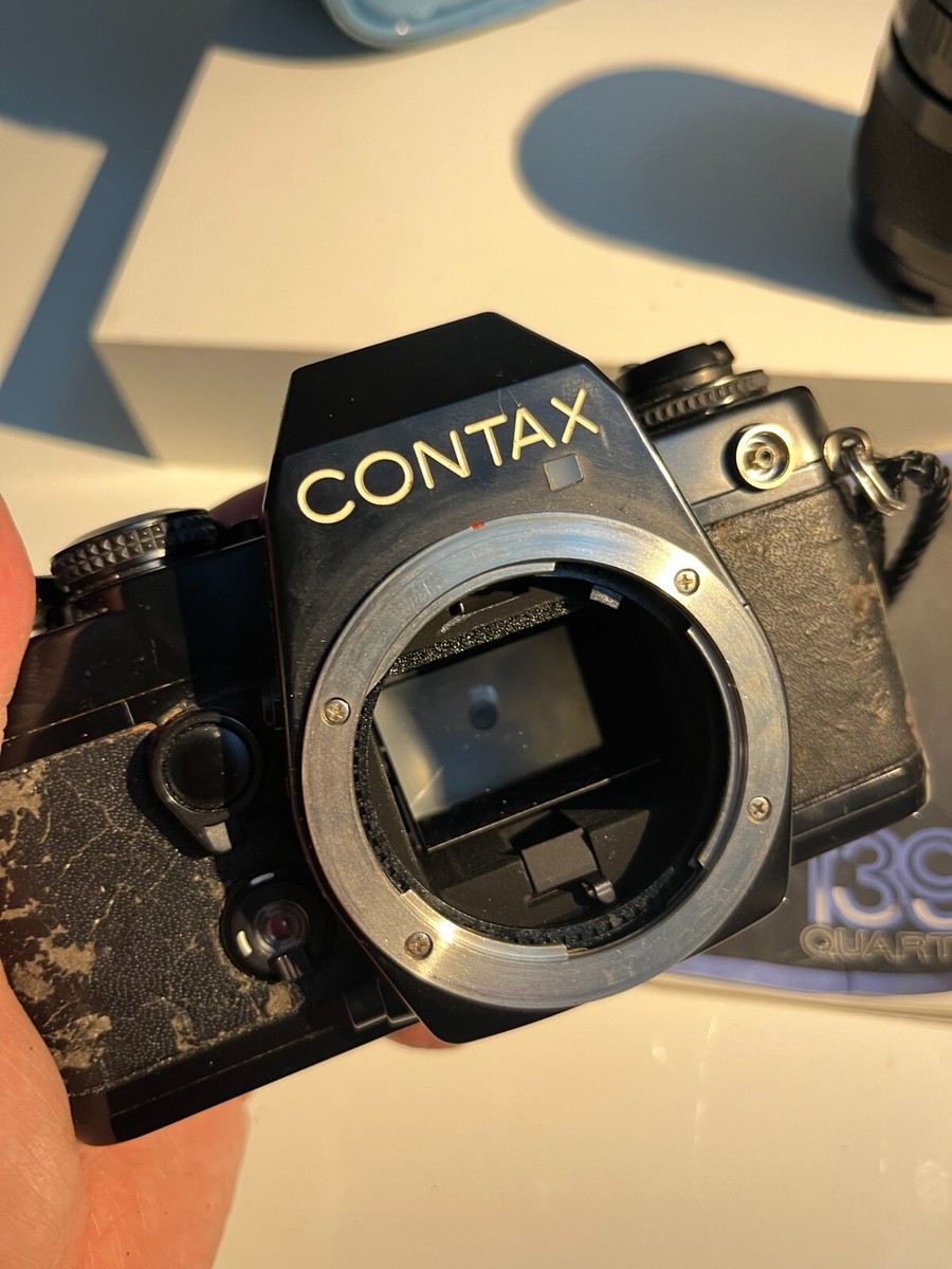 Vintage Contax 139 Quartz Camera bundle case, manual w/lens Vintage Contax 139 Quartz Camera bundle case, manual w/lens