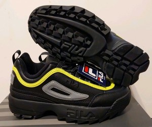 fila disruptor black gold