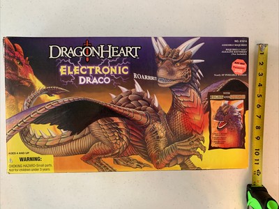 1996 NIB Kenner Dragonheart Electronic Draco with light sounds Dragon T Rex GOT