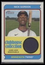 2023 Topps Heritage #CCR-NG Nick Gordon Clubhouse Collection Relics