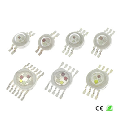 3W-18W RGB RGBW RGBWW RGBWY RGBWYV High Power LED Chip Colorful Light Source