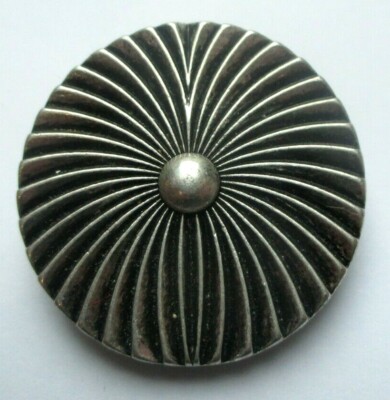 Rare Clip serre passe foulard couleur argent carré fleur bijou vintage