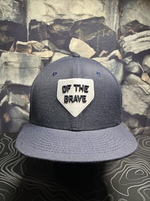 Home Plate Of The Brave Hat Cap Adjustable Baseballism Flagman Flag 7 1/2