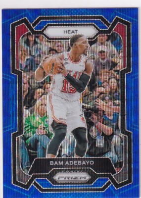 Panini NBA Prizm 2023-24 No. 66 Ban Adebayo Blue Wave Prizm