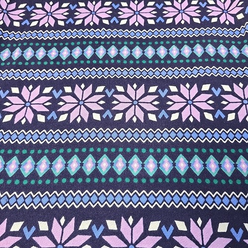 Gymboree Fair Isle Navy Purple Snowflake Sweater Dress Girls XL/14 Winter Tunic - Picture 4 of 8