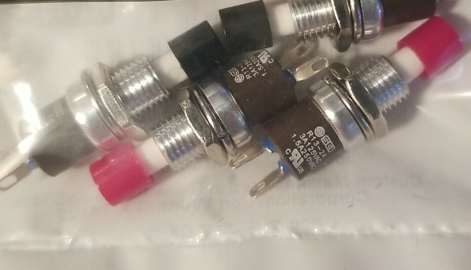 RadioShack SPST Mini Momentary Pushbutton Switches 2751548 2751548