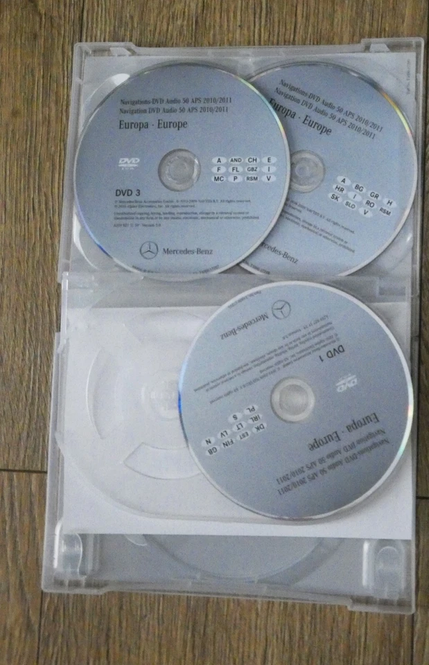 Mercedes Navigtion DVA - Audio APS - von NAV TEQ - 1+3+4 - neu/ovp. - Bild 3 von 3