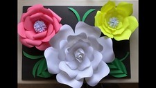 2 Paper Flower Template 1 Kit - DIY - Make Unlimited Flowers - Make All Sizes