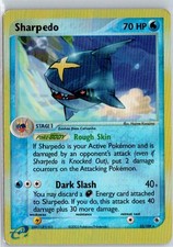 Sharpedo Reverse Holofoil Rare Ruby and Sapphire 22/109 MP Pokemon TCG on eBay