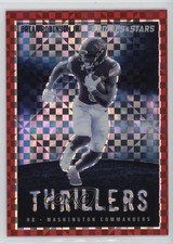 2023 Panini Rookies & Stars Thrillers Red Plaid Prizm Brian Robinson Jr 1b8m