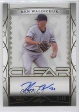 2022 Leaf Trinity Clear Gold Foil 3/50 Ken Waldichuk #CA-CW2 Auto 1u6