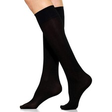 Winterlace Women's Queen Size Trouser Socks 3 Pairs Plus Stretchy Opaque Knee H