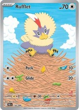 Rufflet Holo Illustration Rare SV: Black Bolt 154/086 NM on eBay