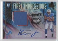 2018 Illusions First Impressions Memorabilia /399 Kerryon Johnson #123 Auto a0s