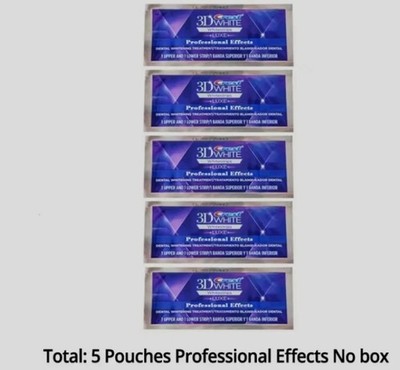 5/10/20 Pcs 3D Weiß Zähne Whitestrips Luxe Professionelle Bleaching-Streifen Neu
