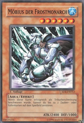YuGiOh Möbius der Frostmonarch SD4-DE012 Common Good 1st
