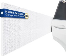 Garage Wall Protector Car Door Wall Protector, Tool-Free, Designed in White