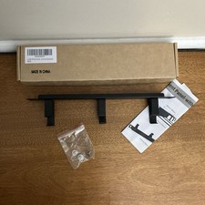 10-Inch 1/2 U Metal Horizontal Rackmount Cable Manager with 3 D-Rings 0.5U 1/2U