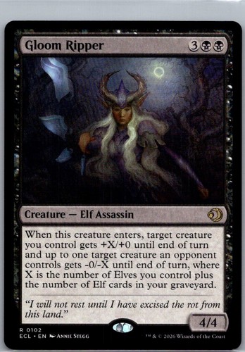 Gloom Ripper Gloom Ripper (R) #102 Lorwyn Eclipsed MTG NM | eBay